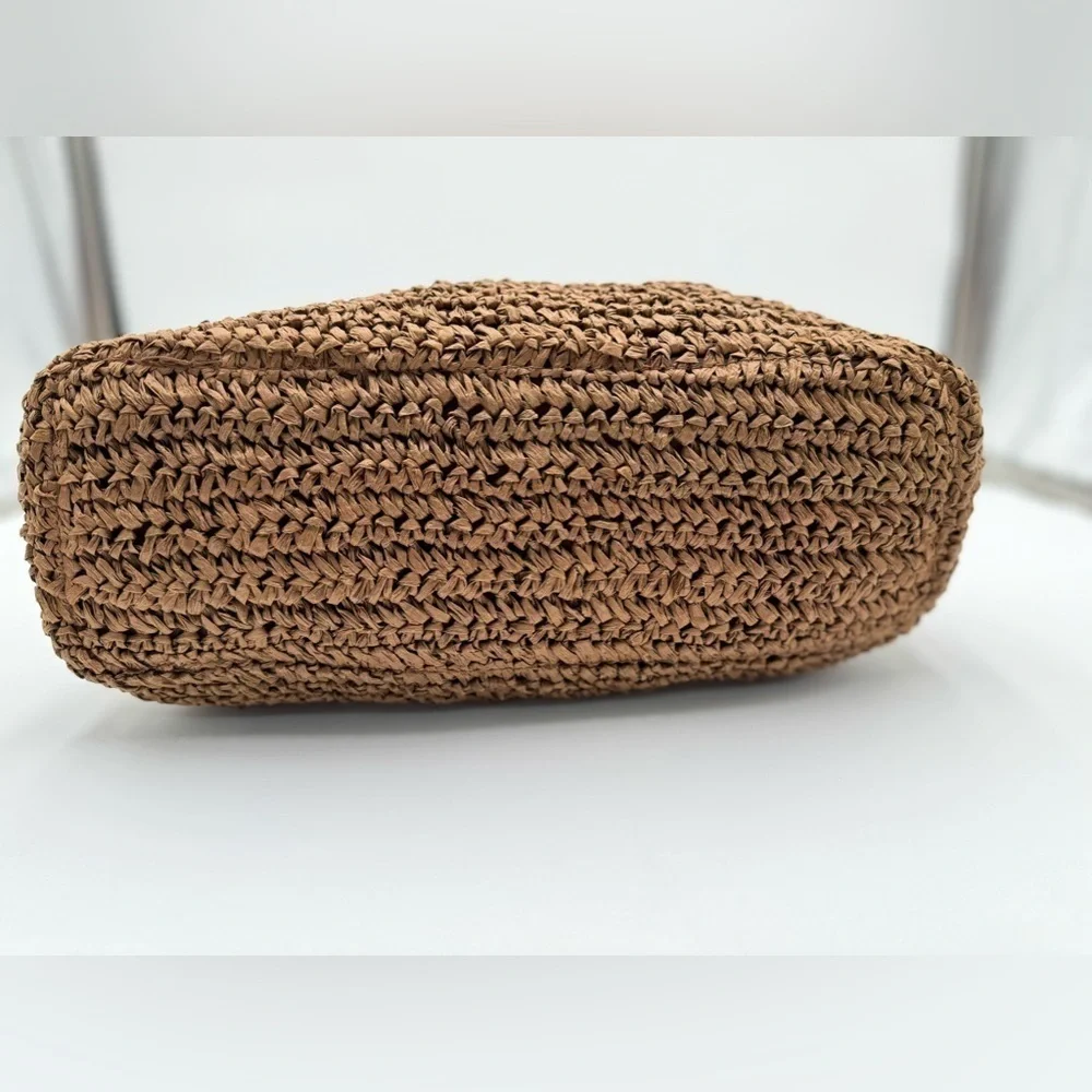 Beaded Woven Shoulder Bag